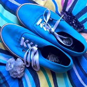 Blue Vans size 7